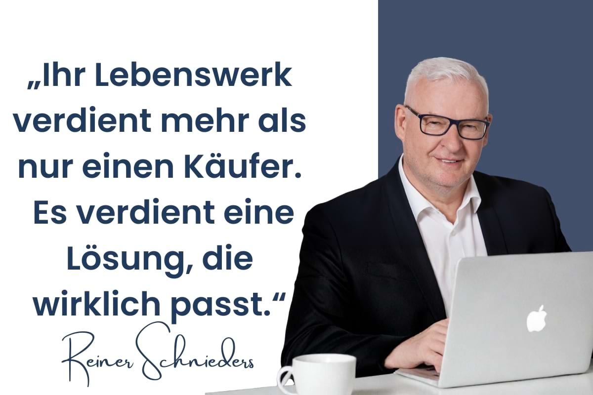 Reiner Schnieders – Experte und Spezialist für Maklernachfolge und Versicherungsmakler-Beratung